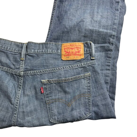 Levis 569 Jeans Mens 36x30 Casual Loose Fit Straight Blue Relaxed - Picture 11 of 13